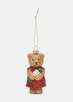 Ornamento Teddy Bear glitterato*Croff New