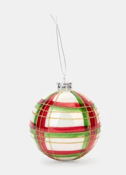 Pallina in vetro tartan*Croff Online