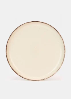 Piattino da dessert in ceramica con bordo*Croff Hot