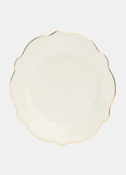 Piattino da dessert in porcellana bone china*Croff New