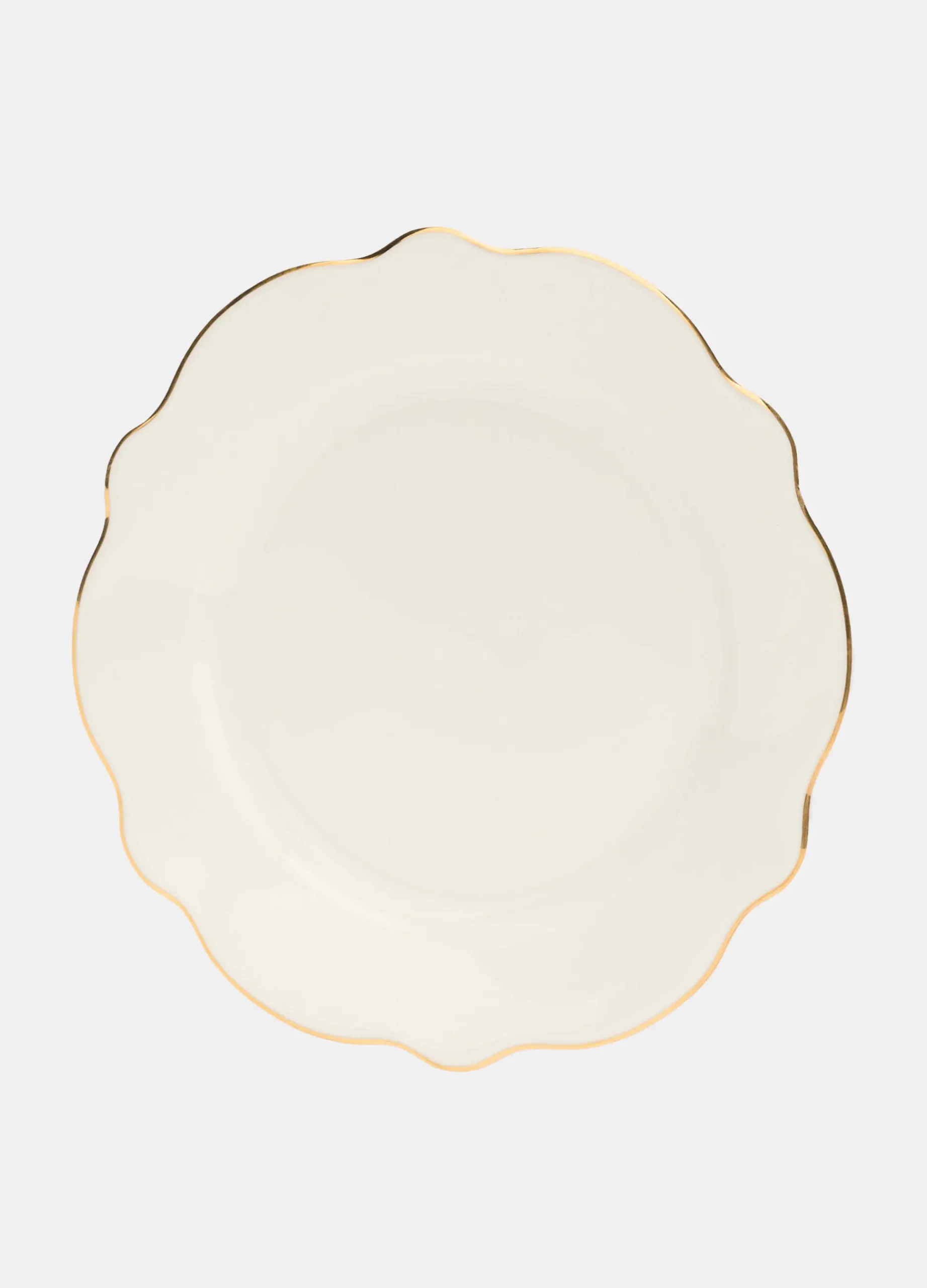 Piattino da dessert in porcellana bone china*Croff New