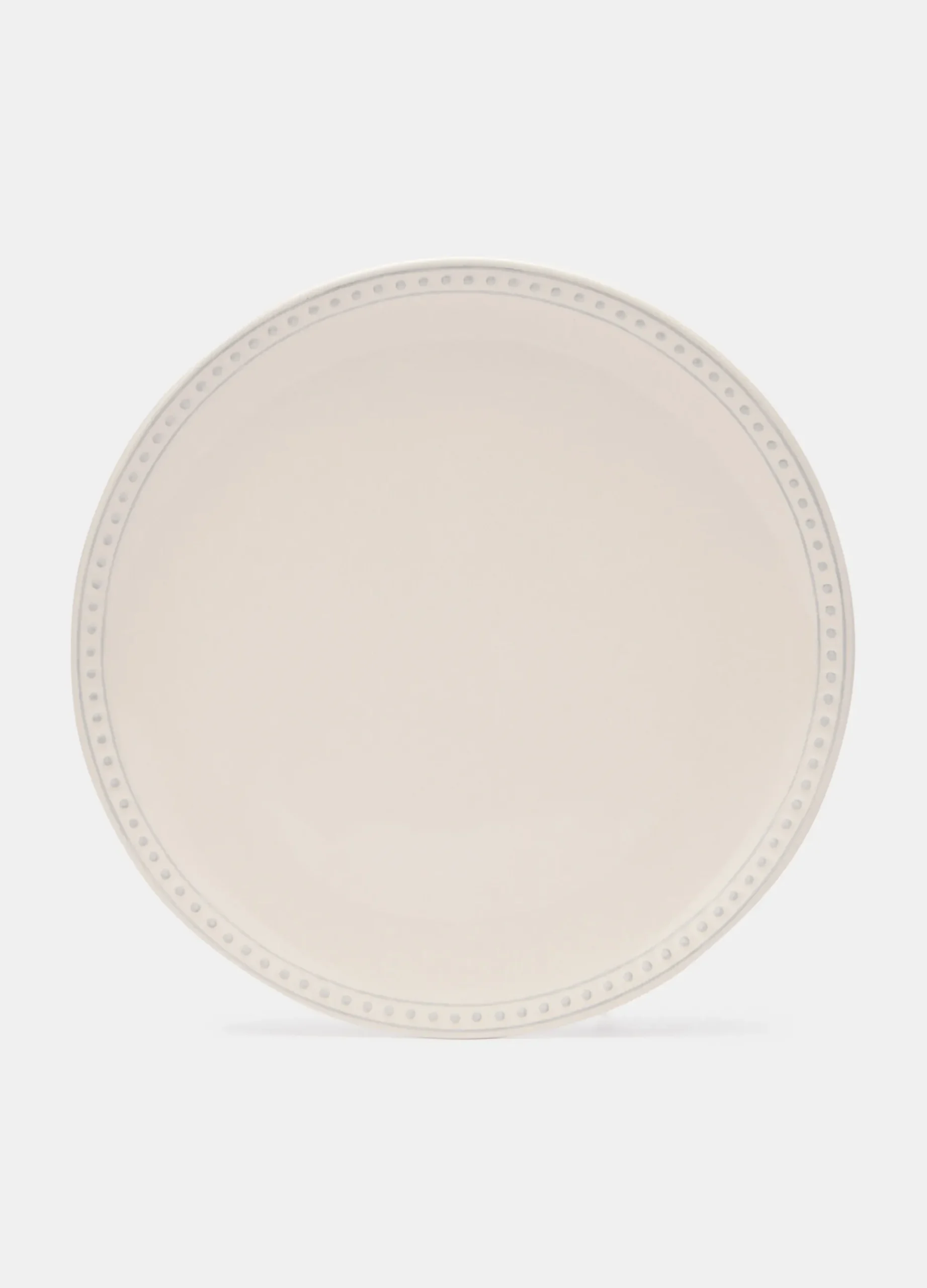 Piatto piano in ceramica con bordo*Croff Discount