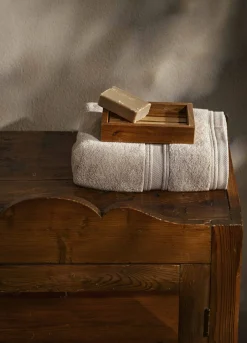Piatto portasapone in legno di acacia*Croff Outlet