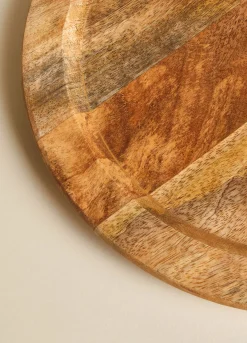Piatto portata in legno di mango*Croff Online