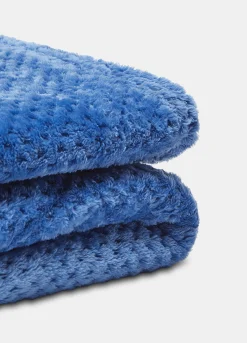 Plaid singolo in waffle tinta unita*Croff Discount