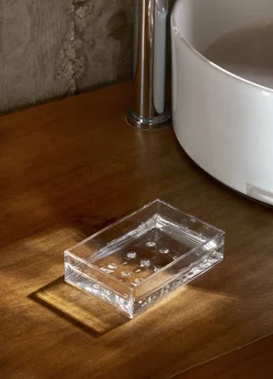 Porta sapone squadrato in plastica*Croff Outlet
