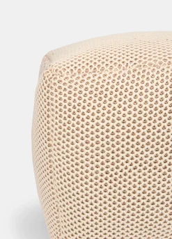 Pouf quadrato a maglia*Croff Online