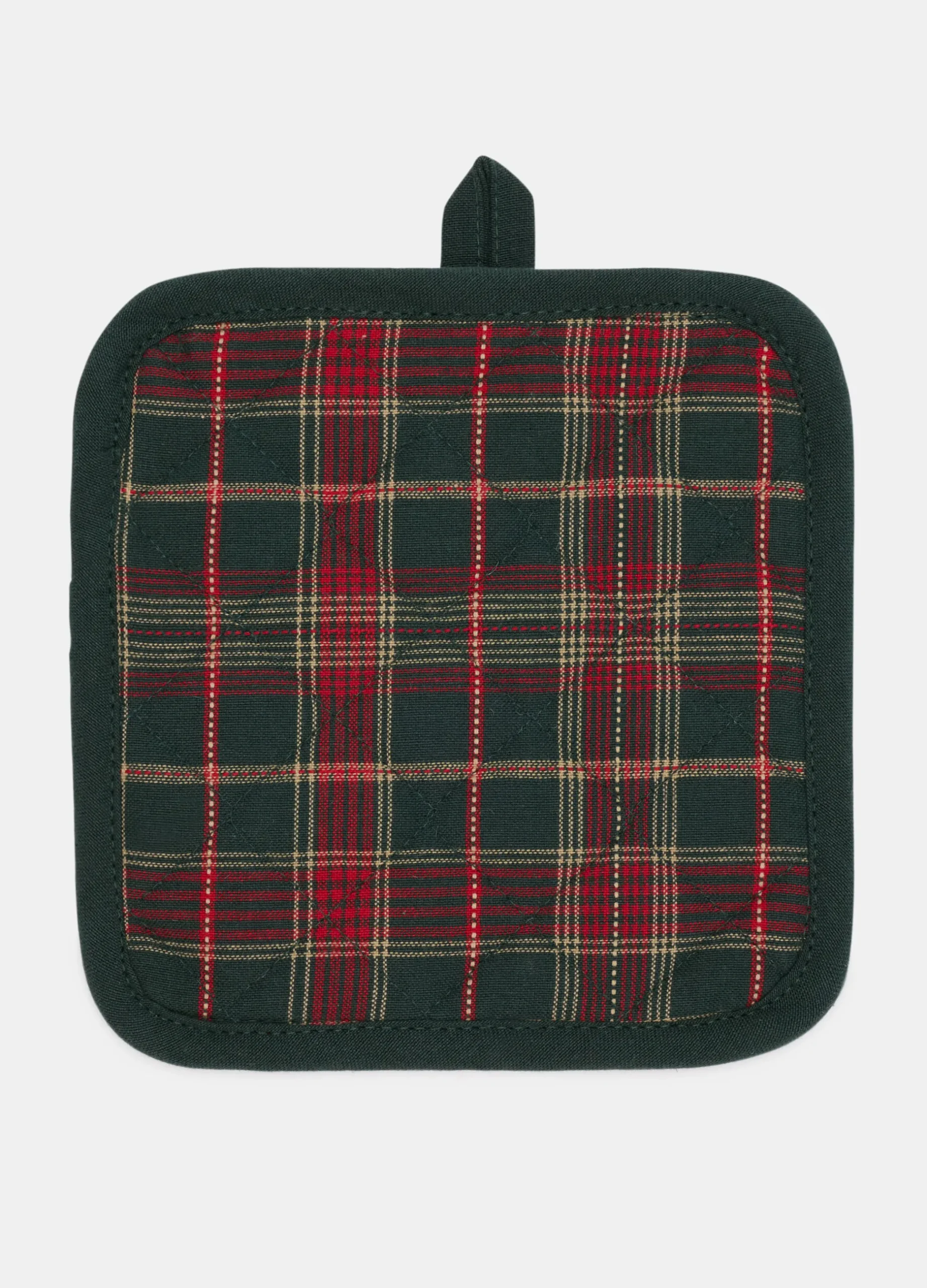 Presina quadrata in cotone tartan*Croff Online