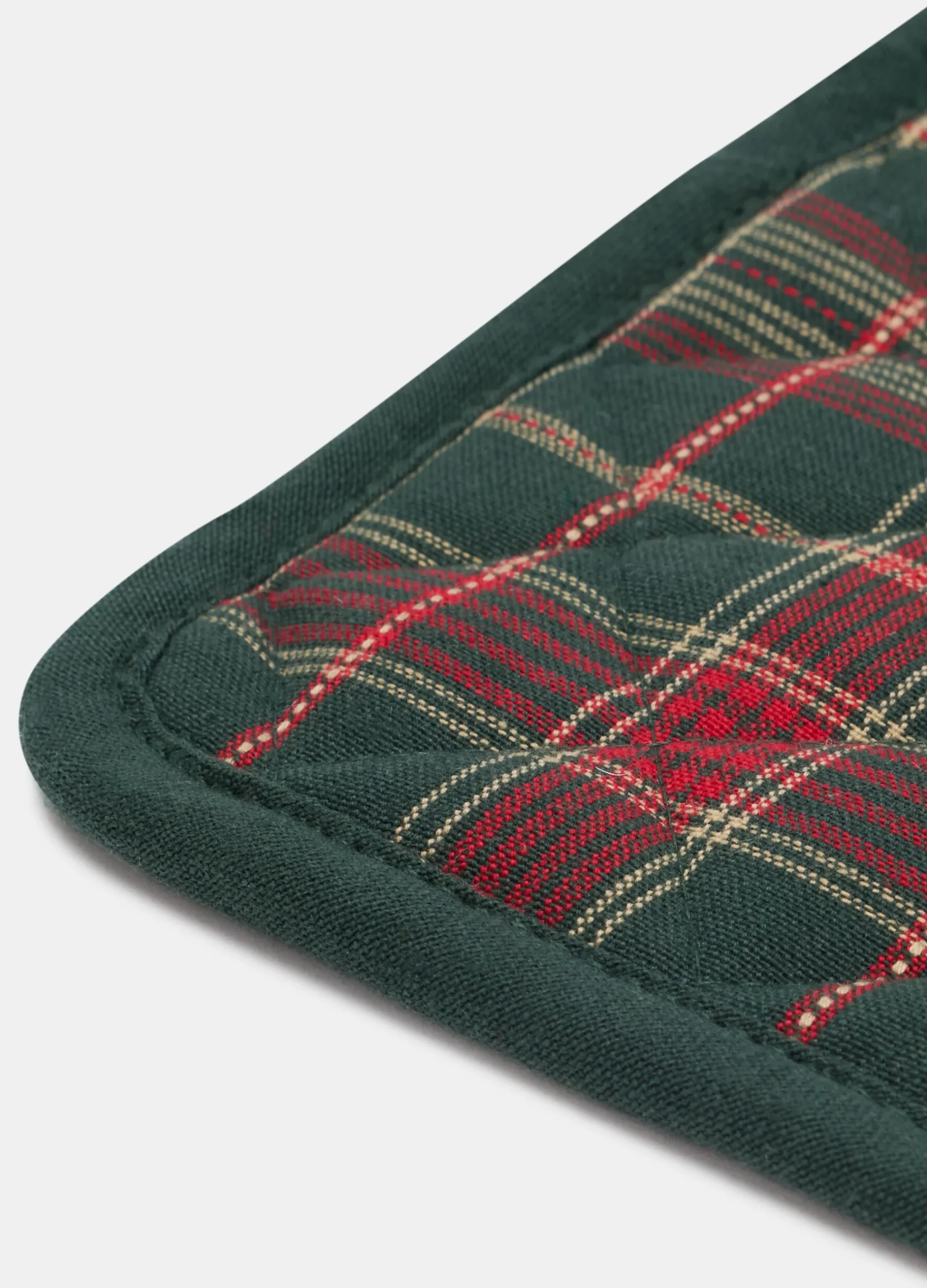 Presina quadrata in cotone tartan*Croff Online