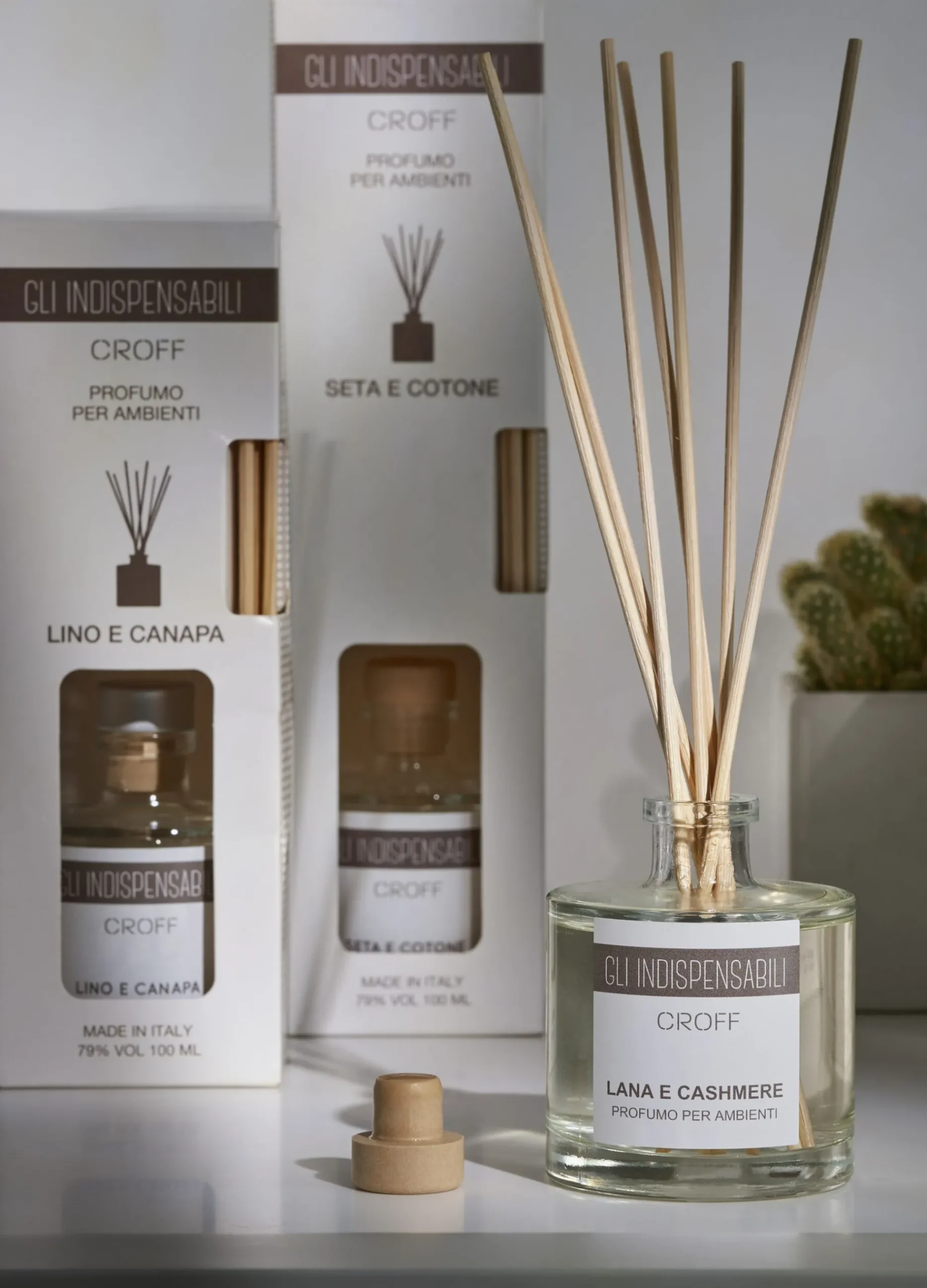 Profumo per ambienti con bastoncini Made in Italy*Croff Best