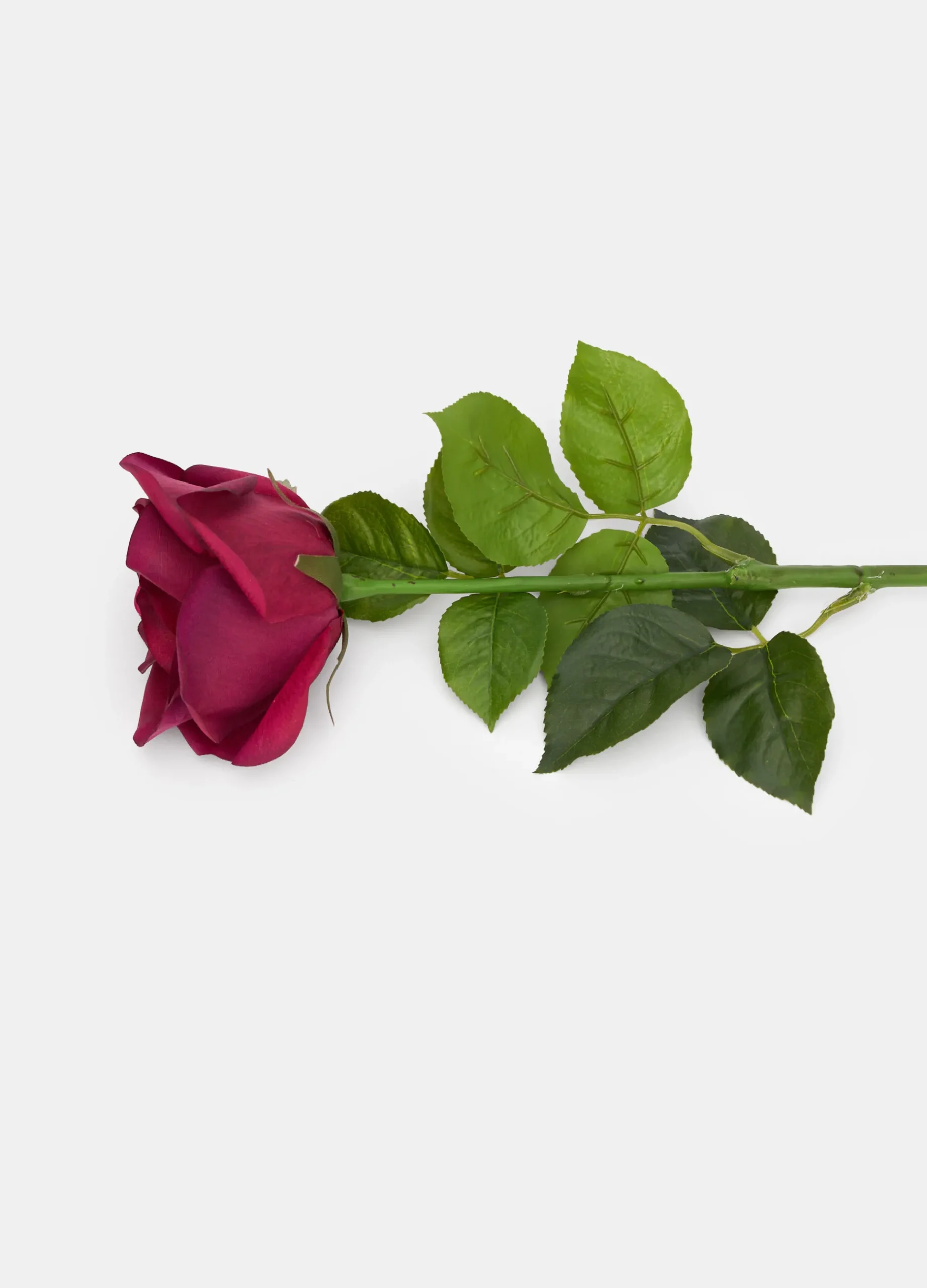 Rosa finta su ramo*Croff