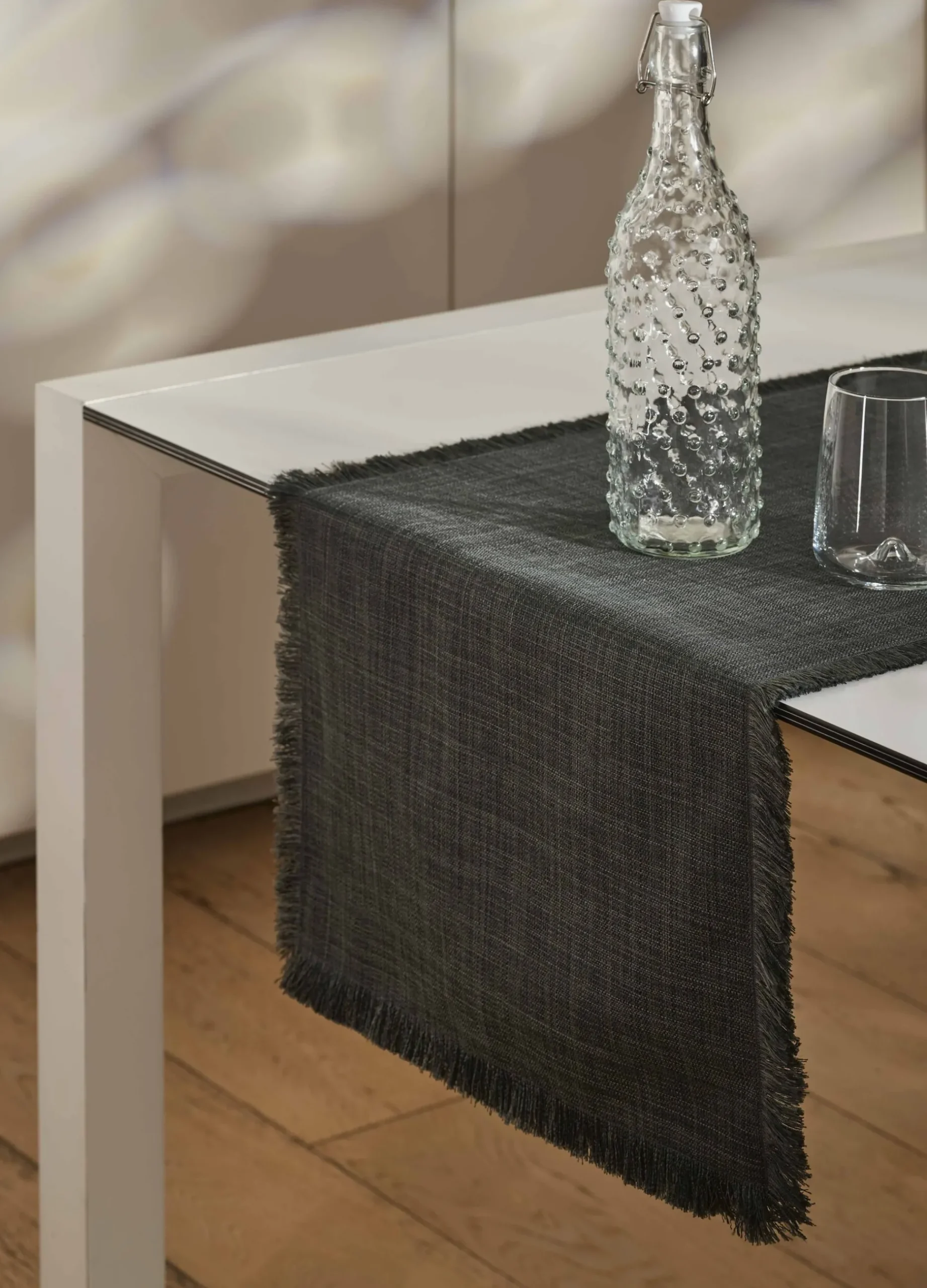 Runner effetto lino sfrangiato*Croff Clearance