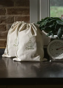 Sacchetto di puro cotone per cipolle*Croff Sale