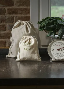 Sacchetto in puro cotone per aglio*Croff New