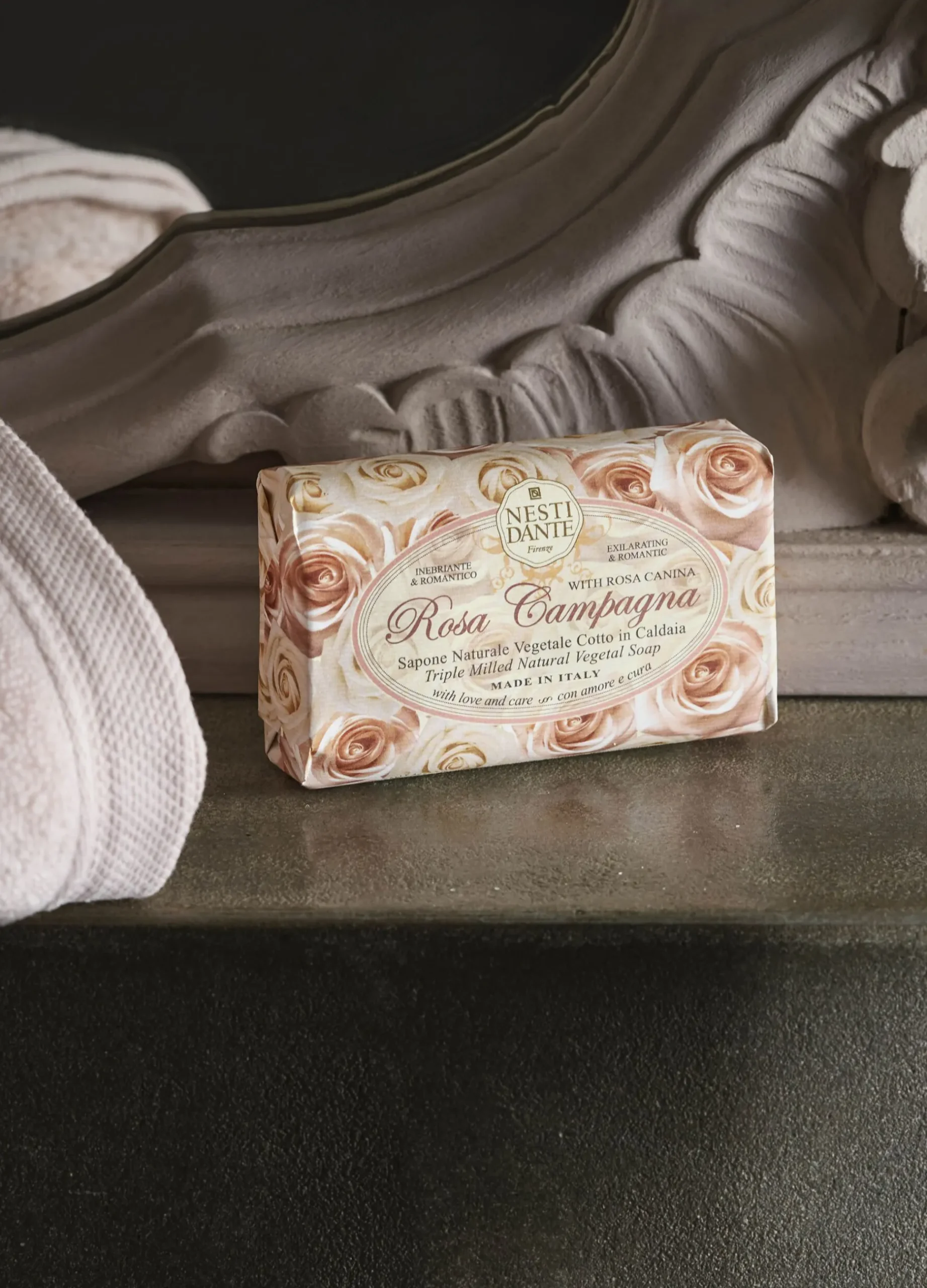 Saponetta profumata rosa champagne 150 gr*Croff Online