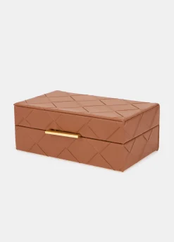 Scatola grande in ECOpelle intrecciata*Croff Discount