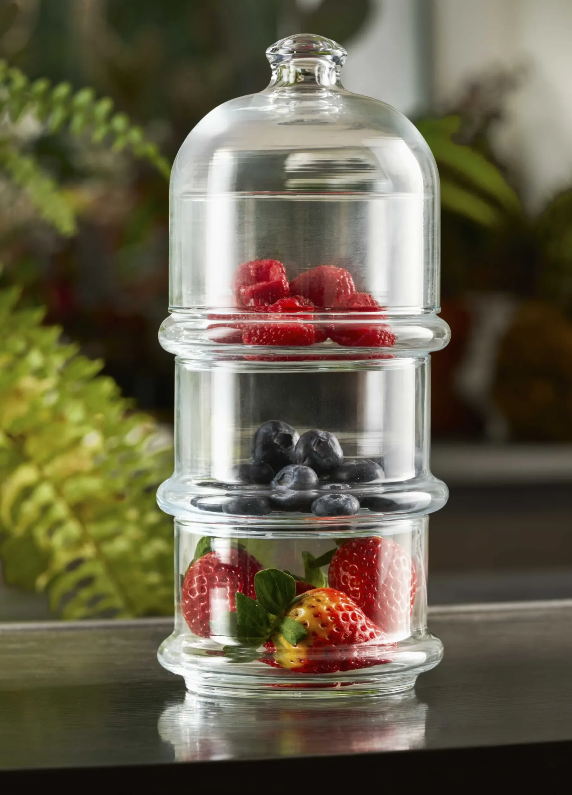 Set 4 pezzi patisserie in vetro*Croff Discount