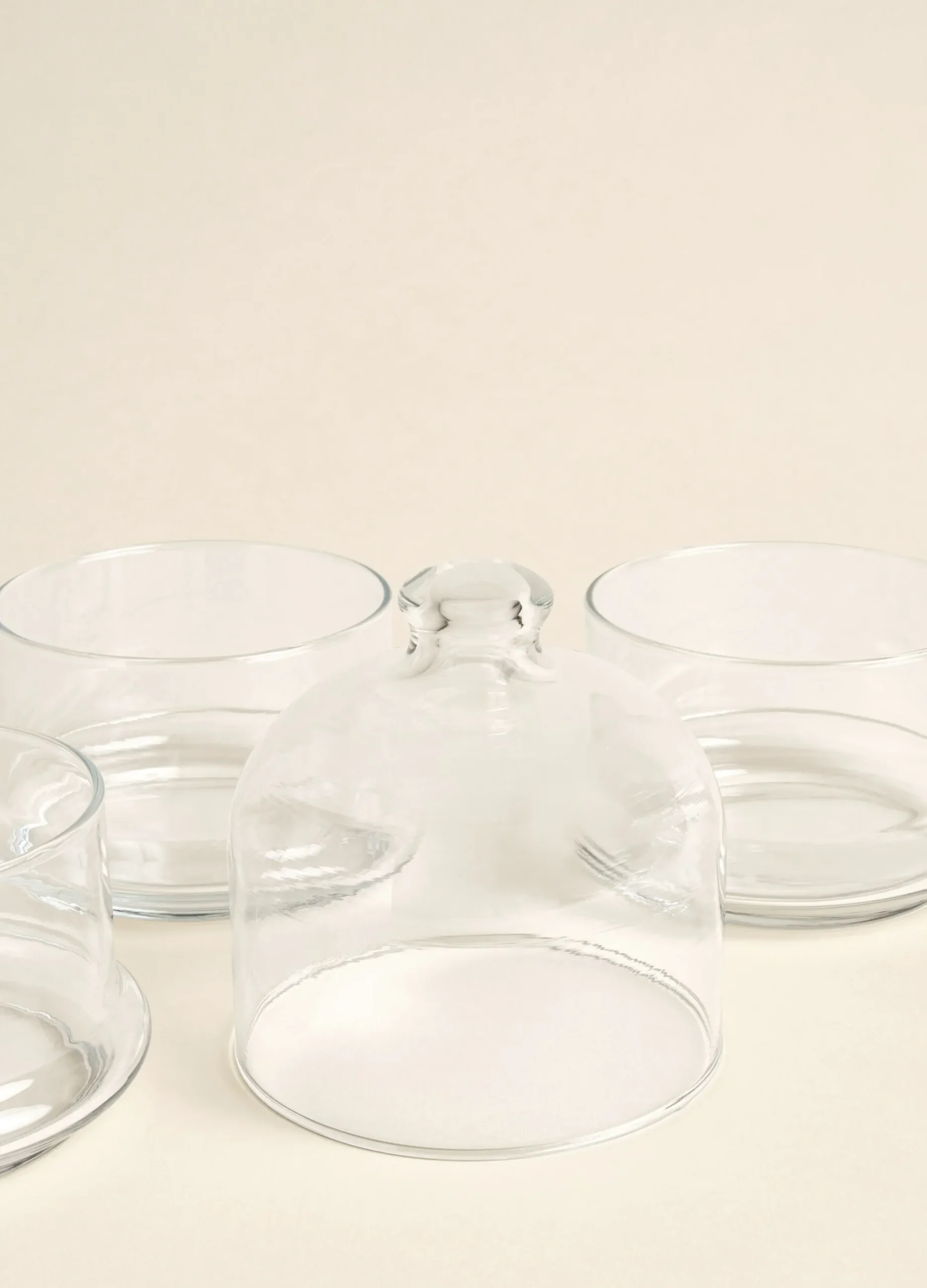 Set 4 pezzi patisserie in vetro*Croff Discount