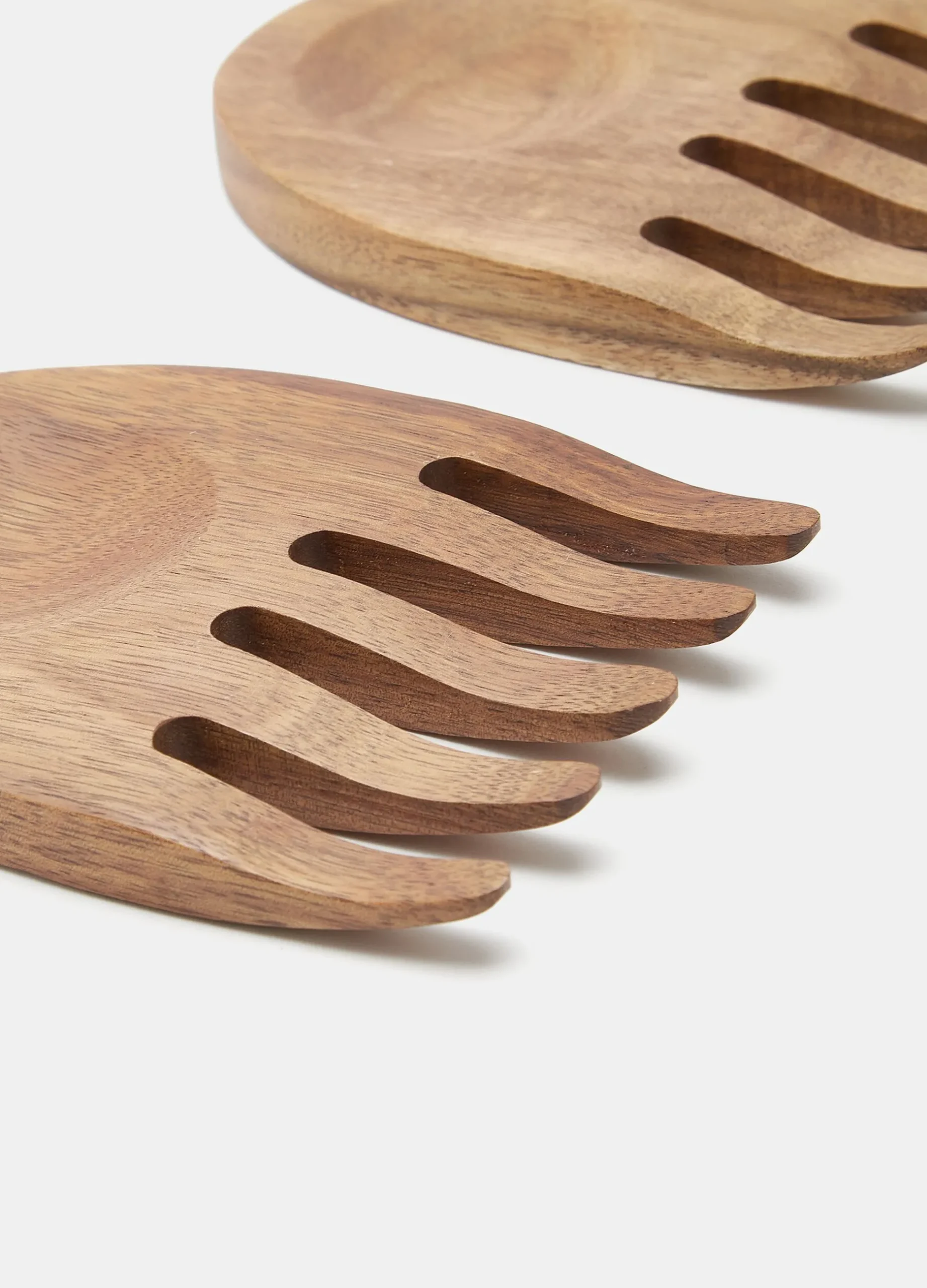 Set 2 posate piccole per insalata in acacia*Croff New