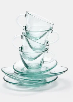 Set 4 tazzine da caffè in vetro*Croff Hot