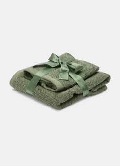 Set asciugamani in spugna di cotone*Croff Clearance