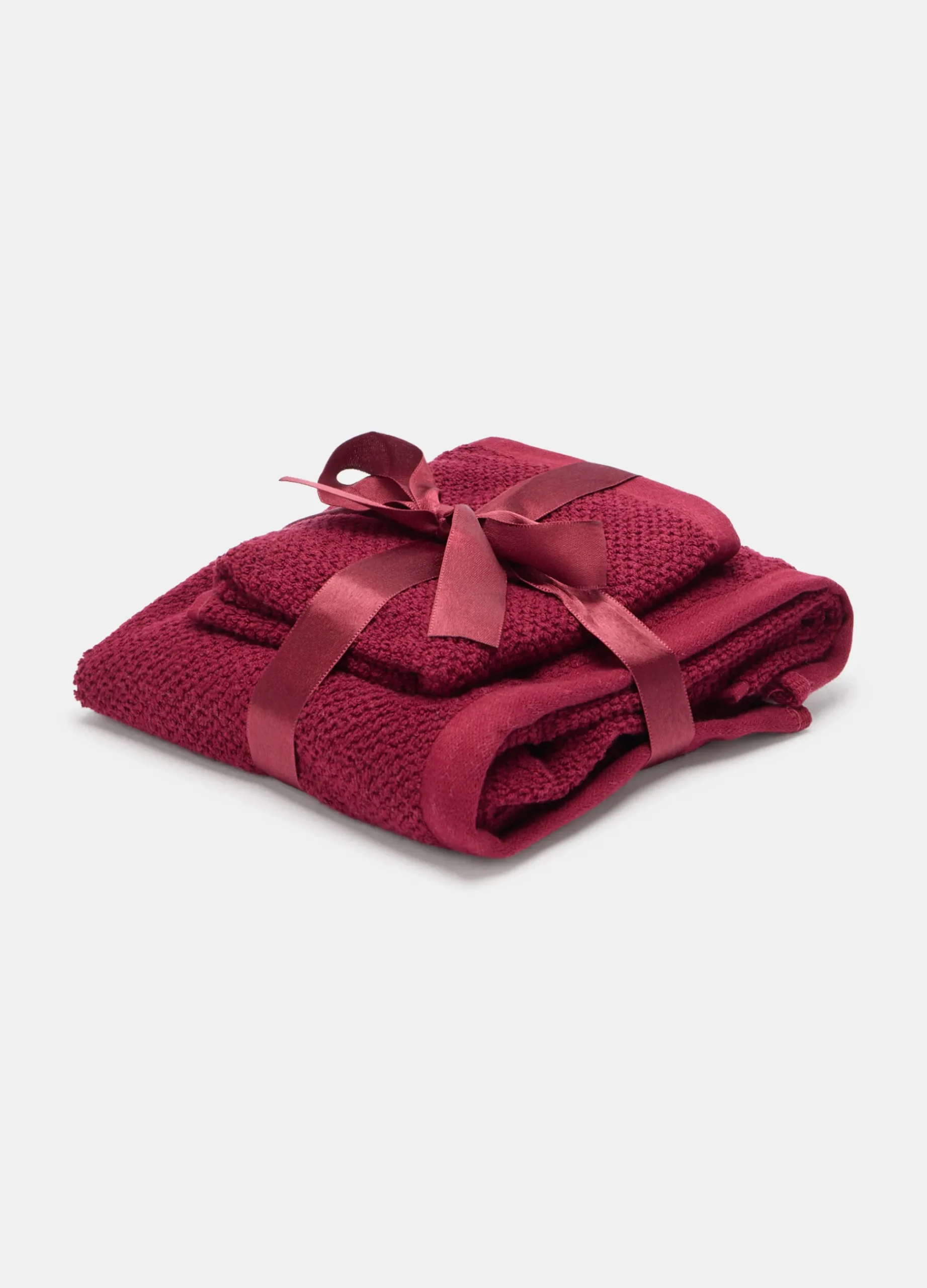 Set asciugamani in spugna di cotone*Croff Discount
