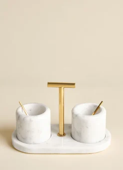 Set condimenti in marmo*Croff Clearance