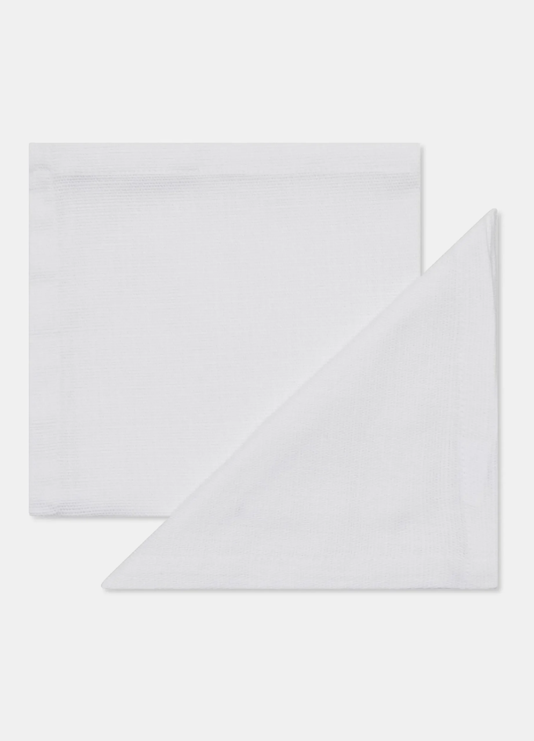 Set due tovaglioli cotone con trama*Croff Outlet
