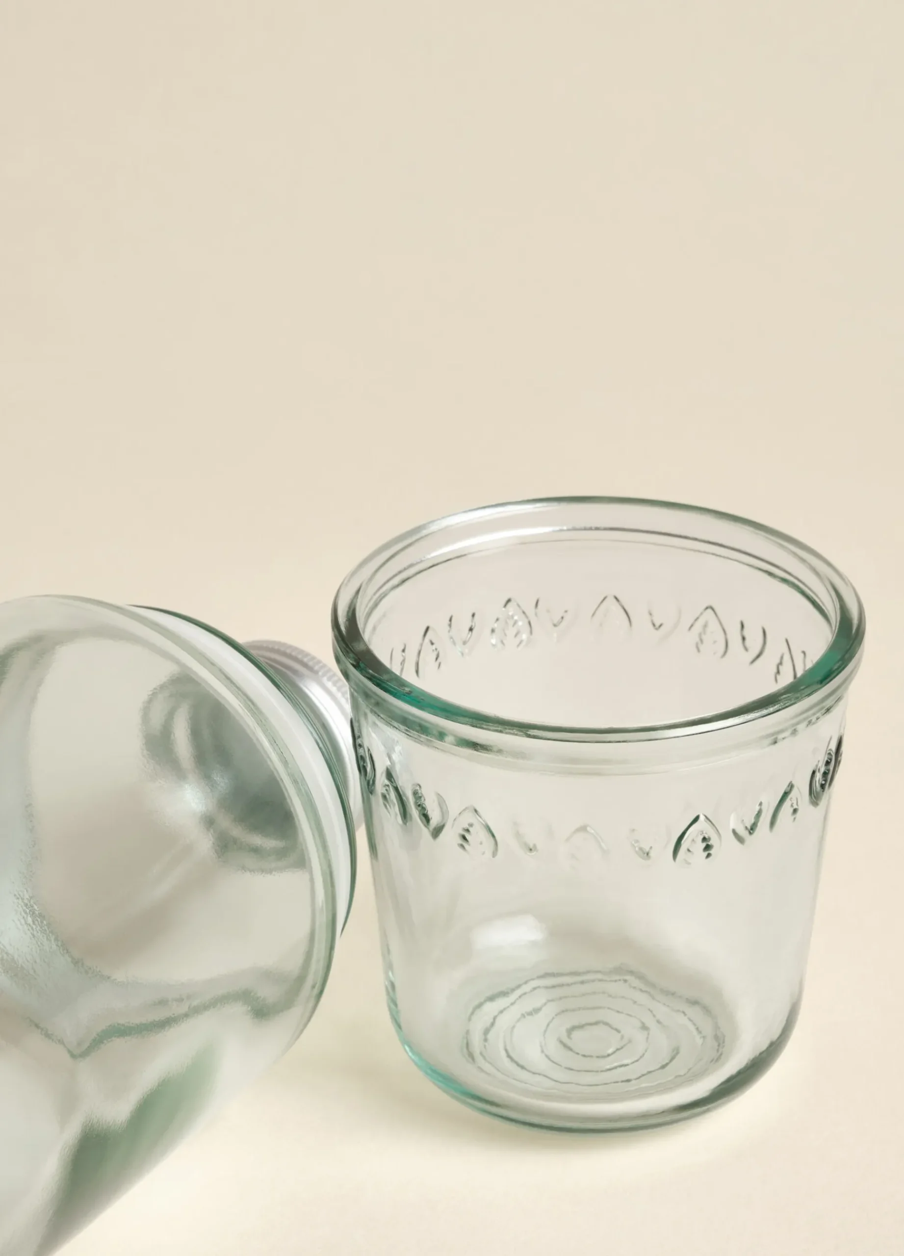Set notte bottiglia e bicchiere in vetro riciclato*Croff Outlet