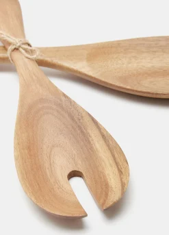 Set posate per insalata in acacia*Croff New