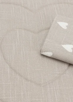 Set tovaglietta cuore e tovagliolo in puro cotone*Croff Sale