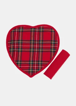 Set tovaglietta cuore e tovagliolo in cotone*Croff Outlet