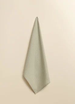 Strofinaccio in cotone bio a righe*Croff Discount