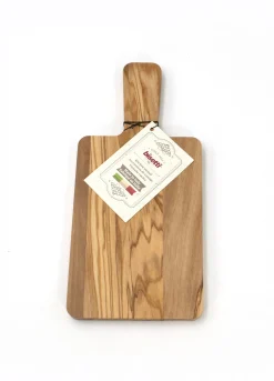 Tagliere piccolo in legno di ulivo massello Made in Italy*Croff New