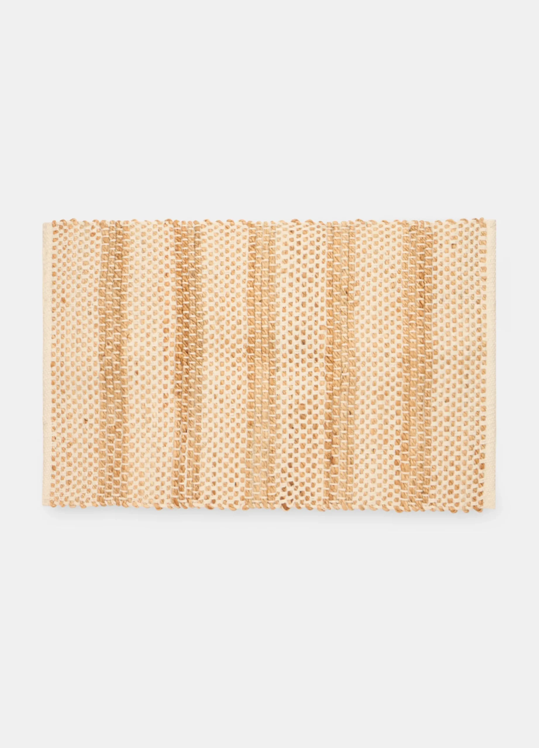 Tappeto in iuta e cotone intrecciato*Croff Outlet