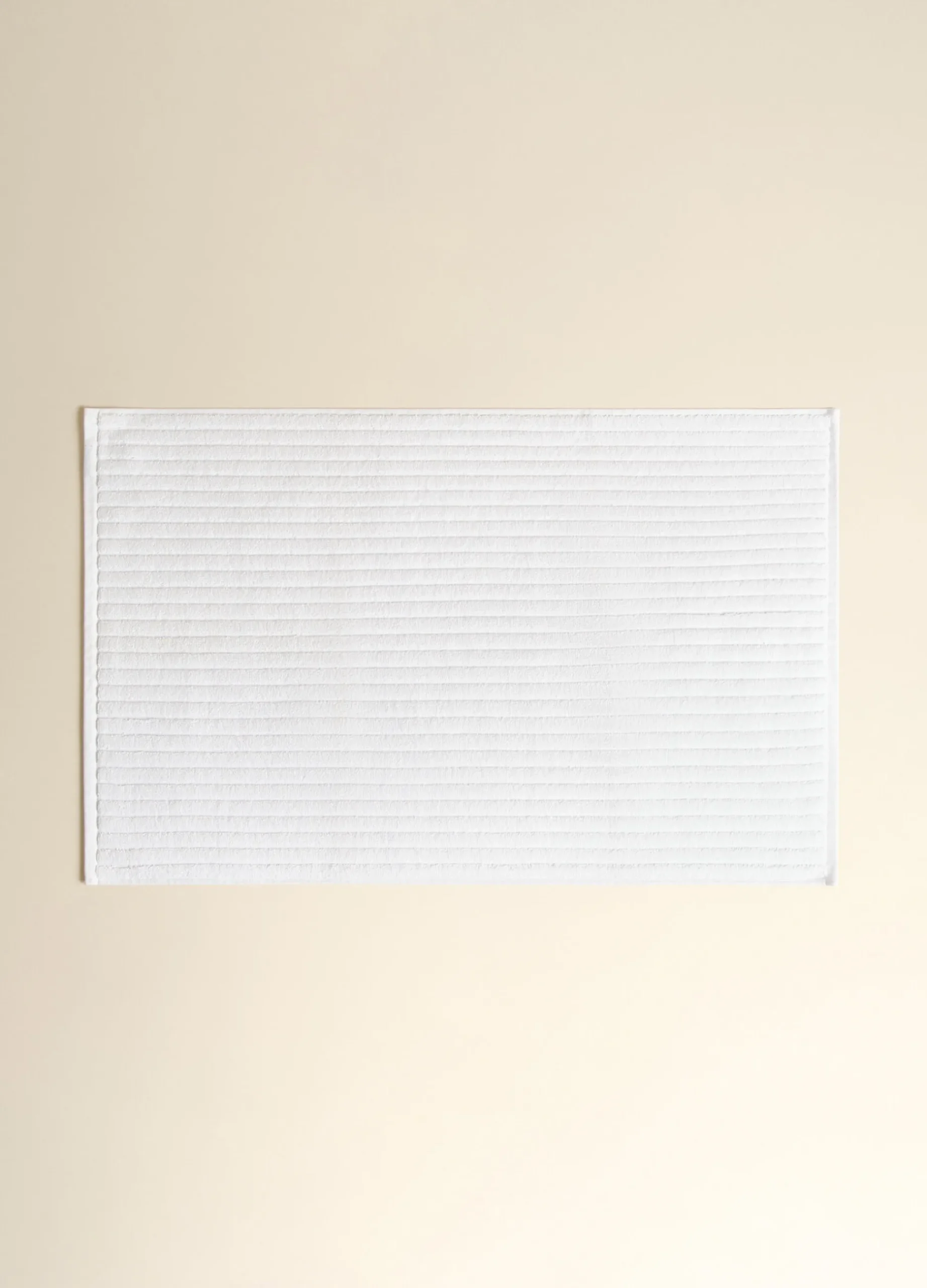 Tappeto in puro cotone jacquard a righe Made in Portugal*Croff Clearance