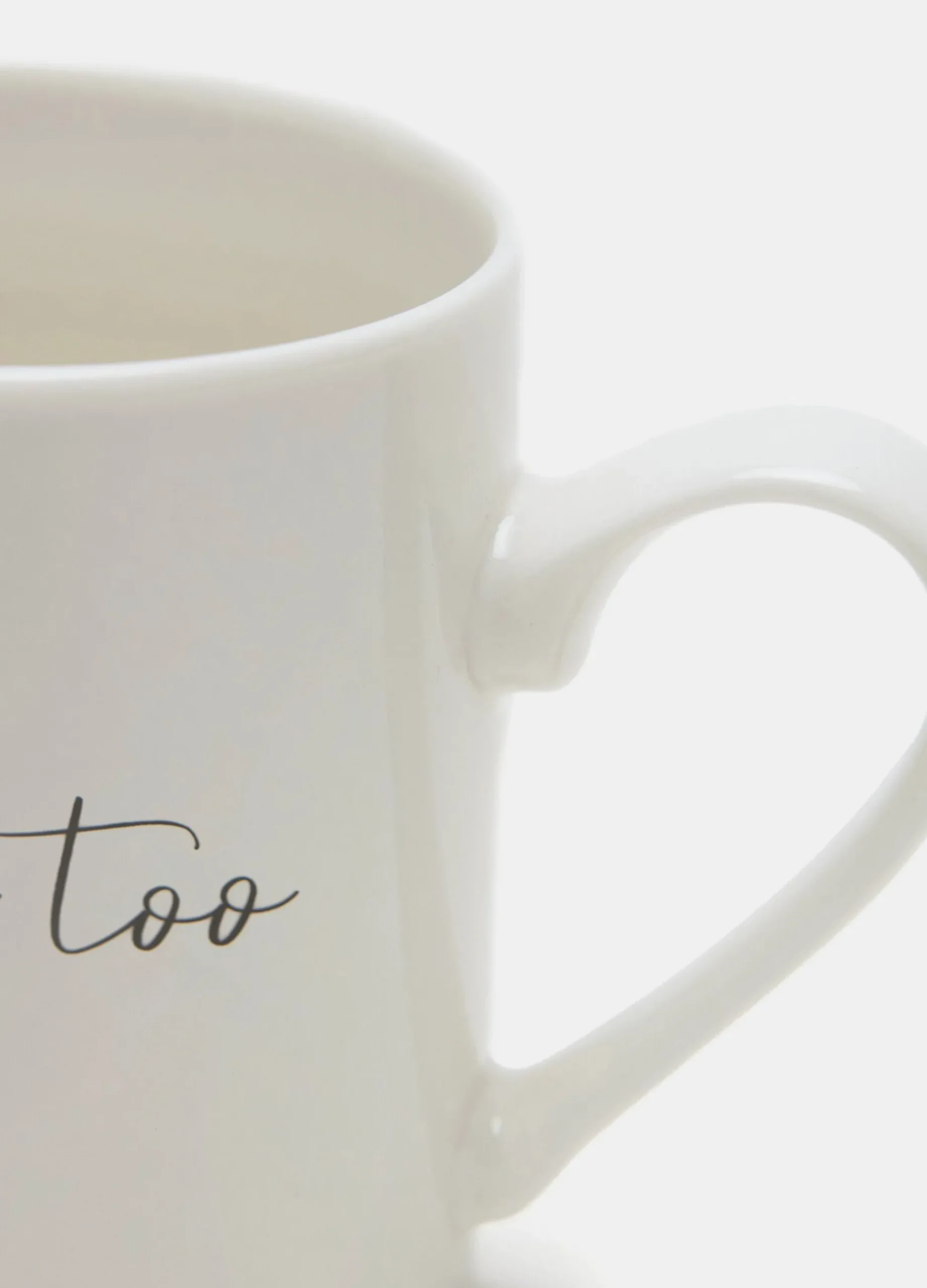 Tazza con coperchio e lettering*Croff Sale
