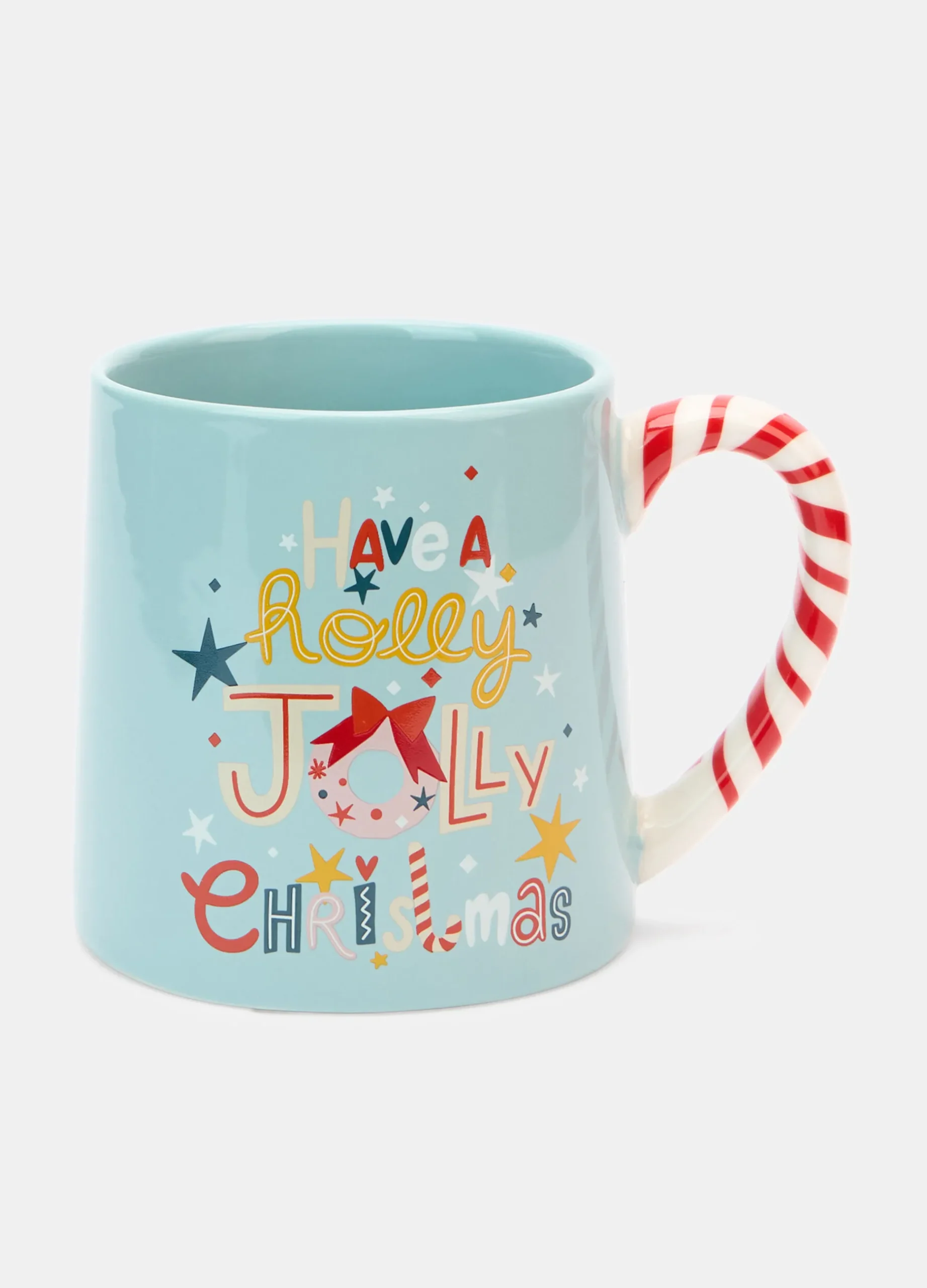 Tazza in ceramica con manico a strisce*Croff Best