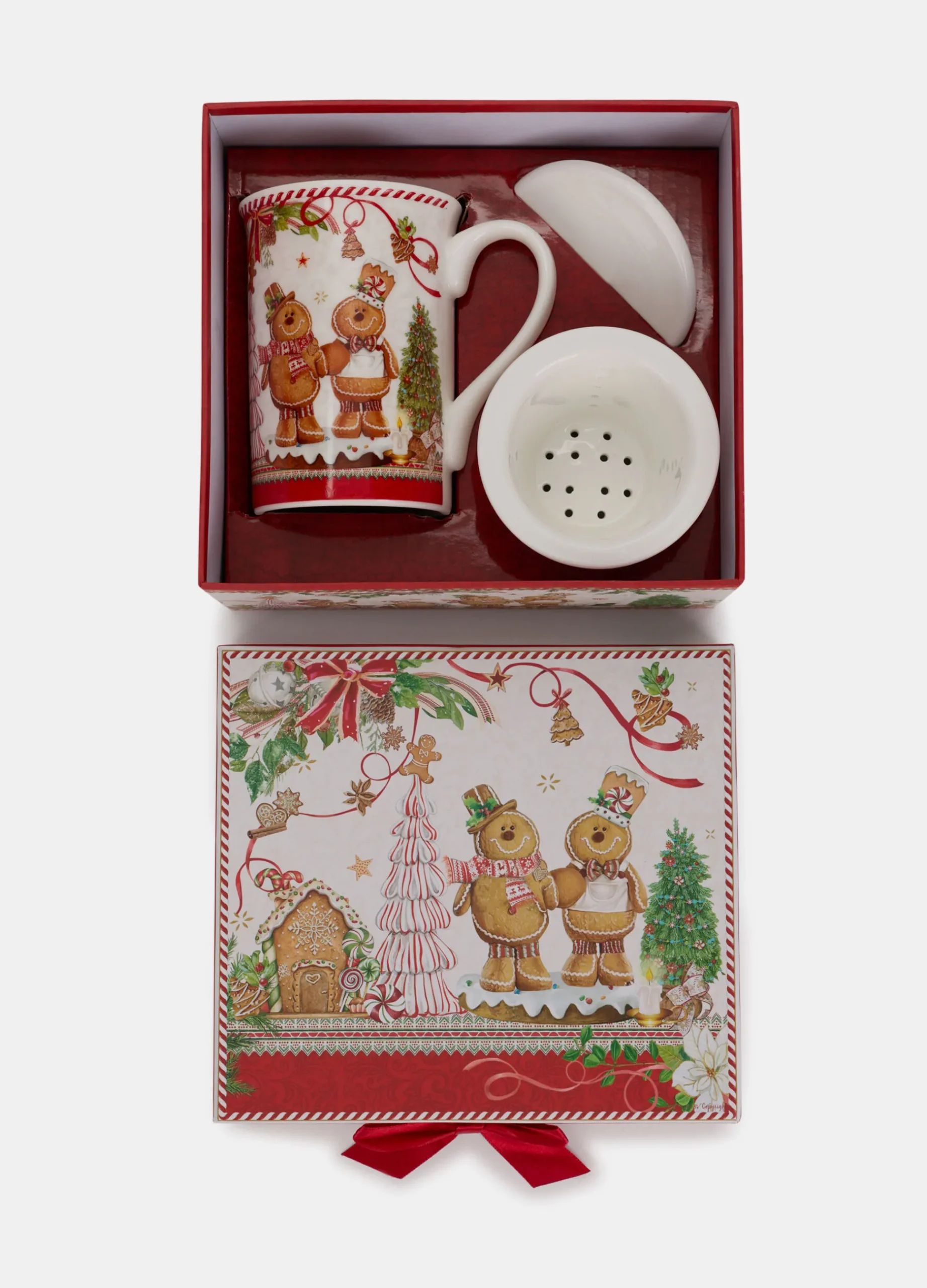 Tazza per tisana natalizia in porcellana*Croff