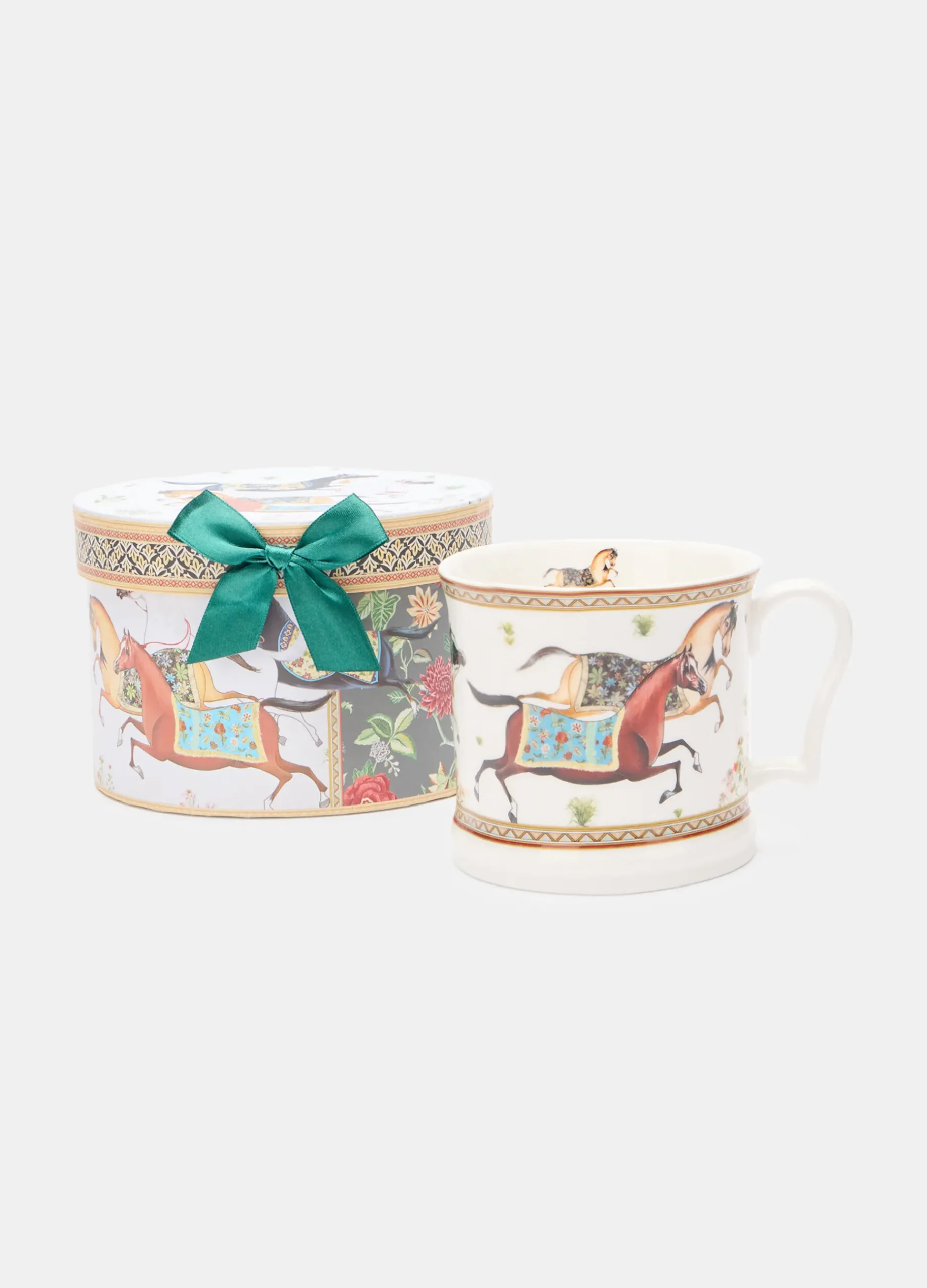 Tazzone con stampa cavalli*Croff Sale