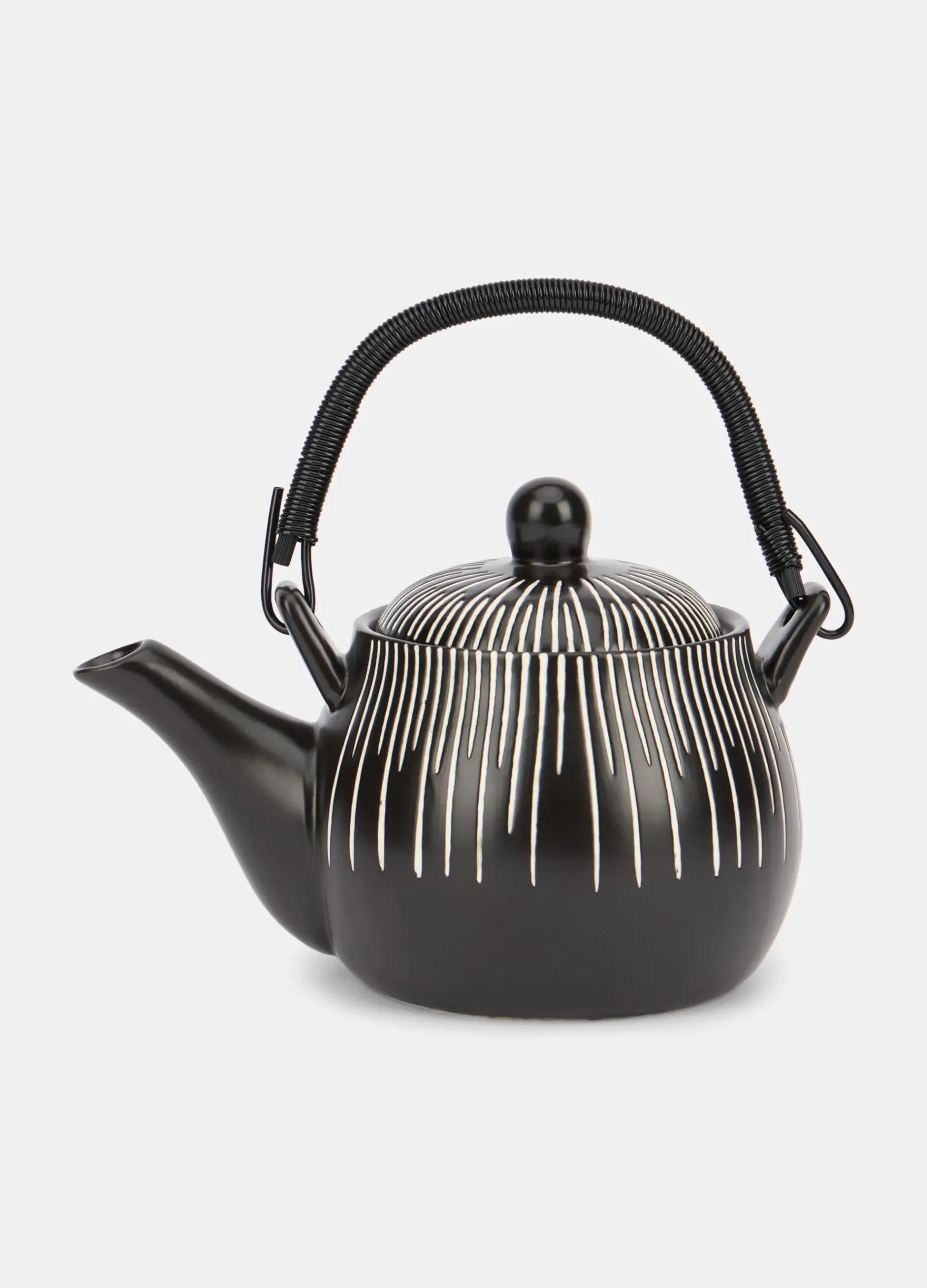 Teiera in ceramica con manico verticale*Croff