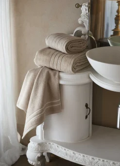 Telo da bagno a righe tinto filo Made in Portugal*Croff New