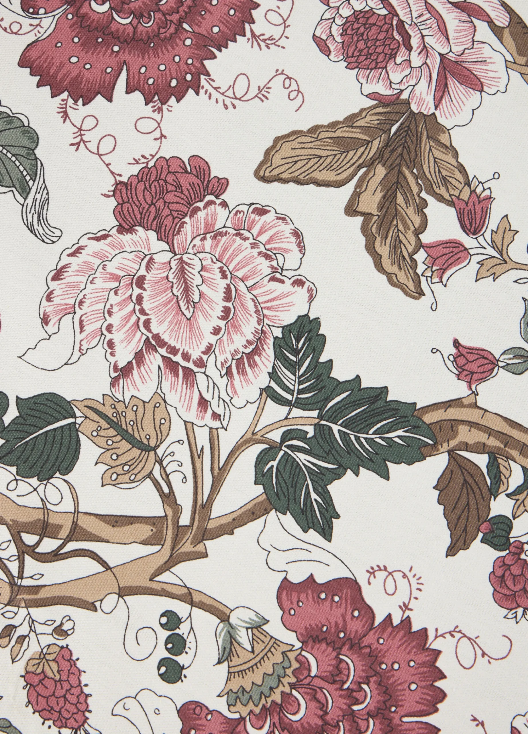 Tovaglia 8 posti in cotone con stampa a fiori*Croff Outlet