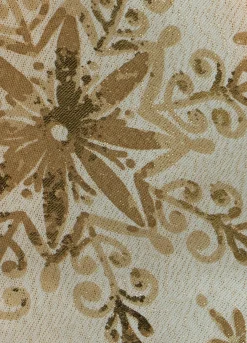 Tovaglia fiocchi di neve in misto cotone*Croff