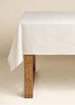 Tovaglia per tavolo rotondo effetto lino*Croff