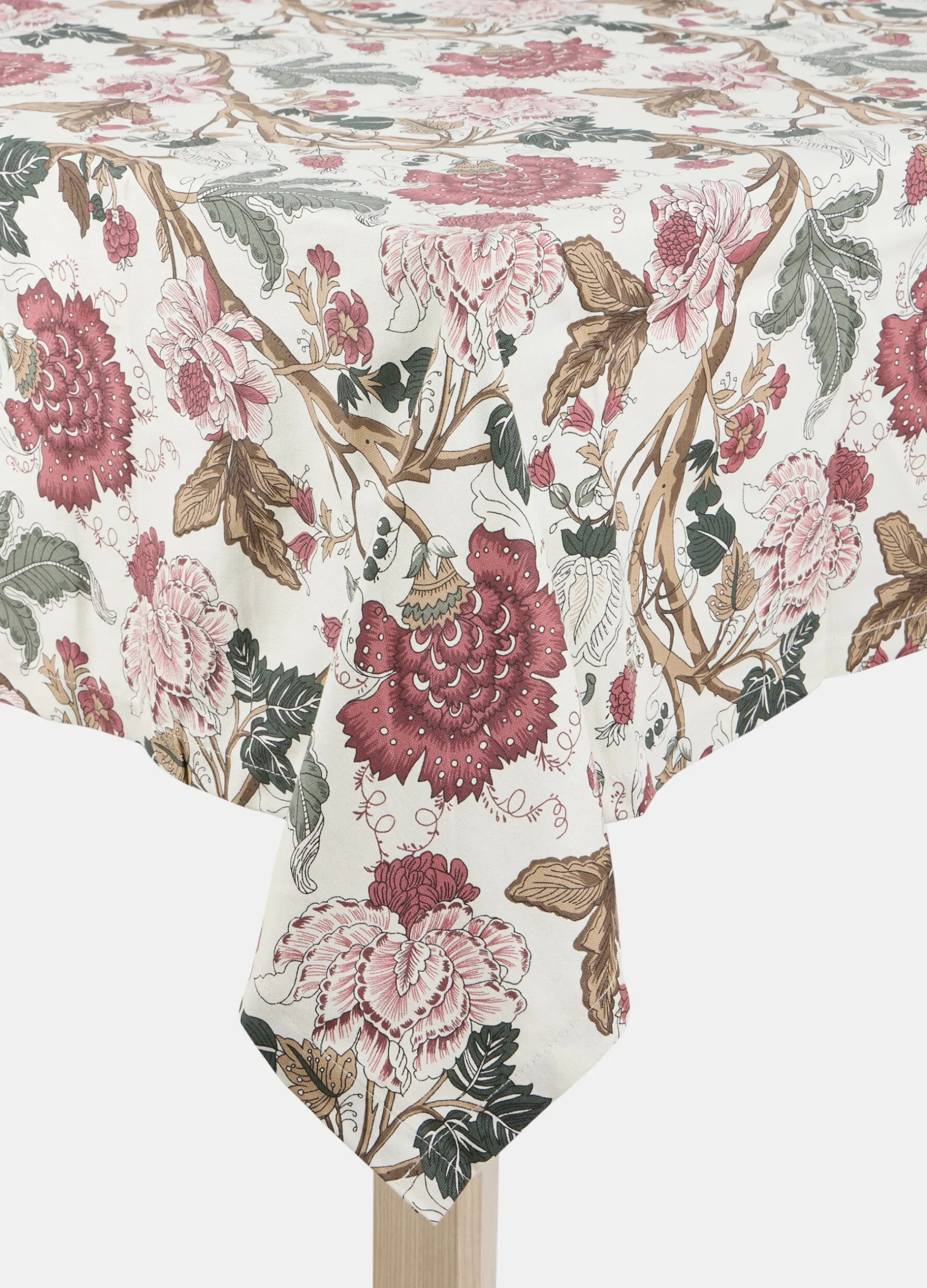 Tovaglia quadrata in cotone con stampa a fiori*Croff Sale