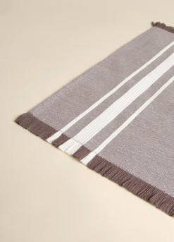 Tovaglietta americana in cotone con frange*Croff Hot