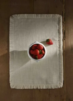 Tovaglietta antimacchia con frange*Croff Best