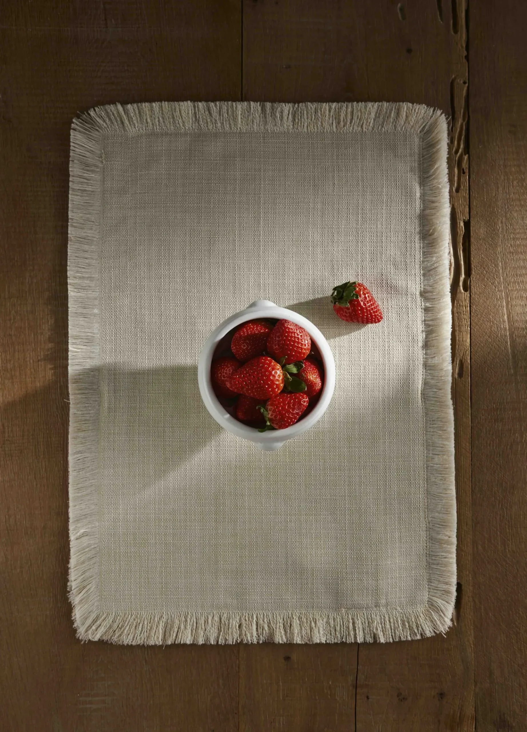 Tovaglietta antimacchia con frange*Croff Best