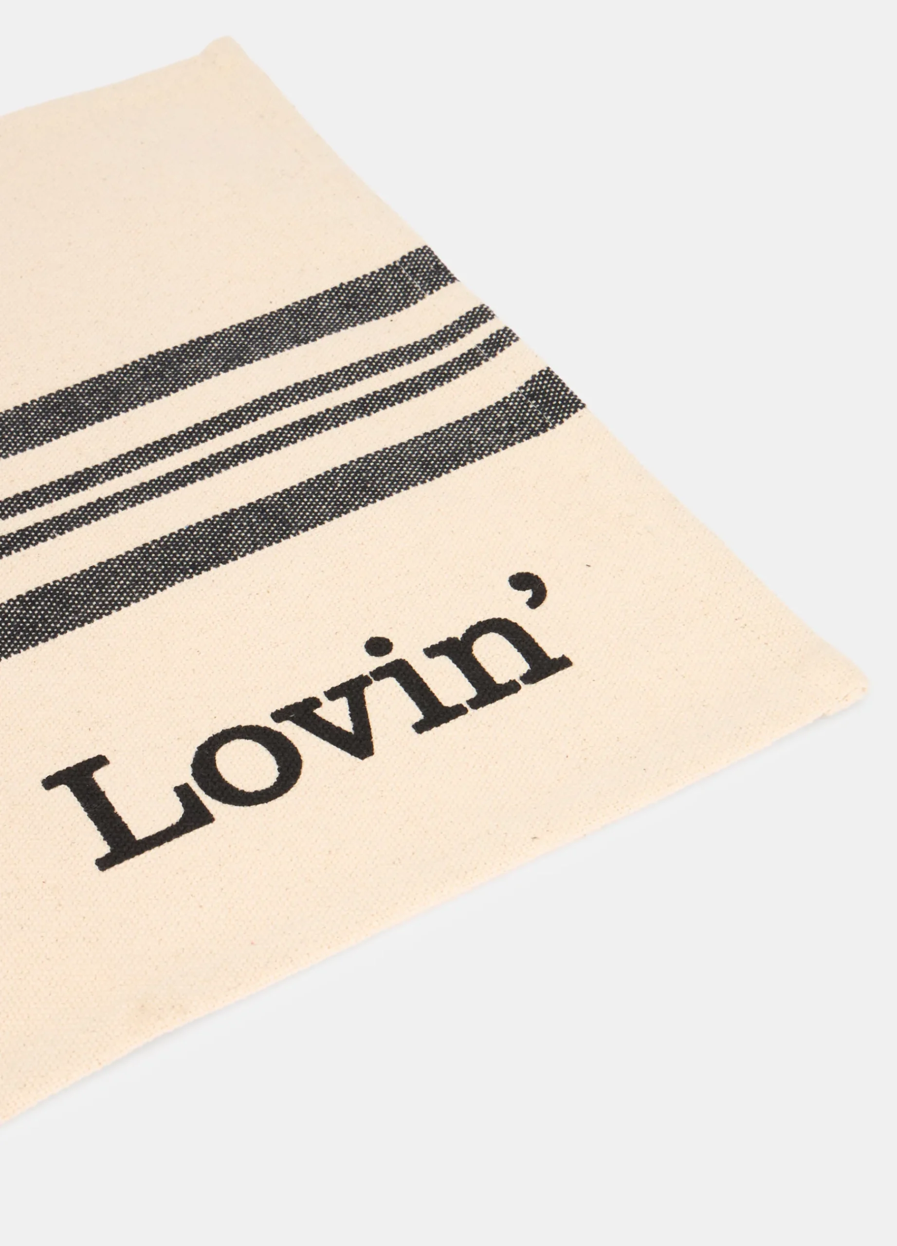 Tovaglietta rettangolare in cotone "Lovin'"*Croff Hot